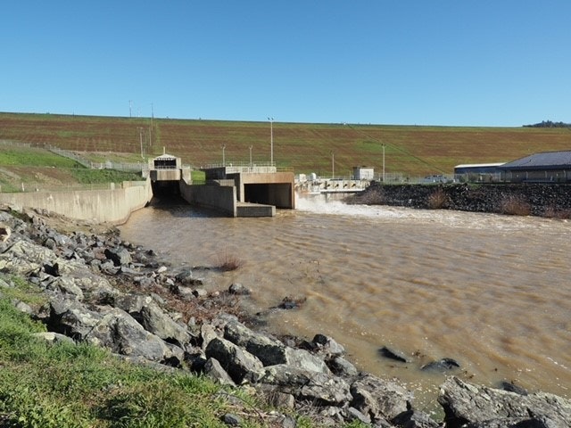 Coyote Valley Dam flood release, Jan 16, 2023 by Karen Rifkin