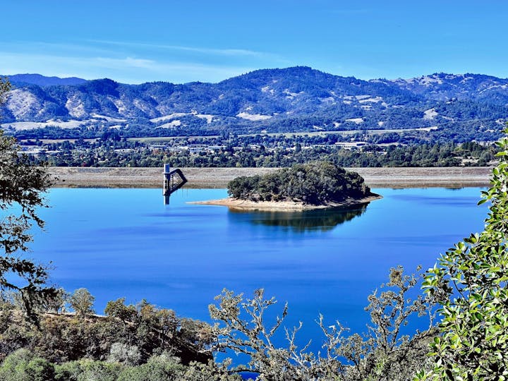 Lake Mendocino's Coyote Valley Dam, October 2023 by CJ Watt