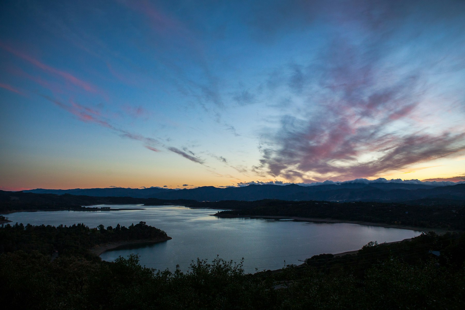 2019 Full Lake Mendocino by Bobby Cochran Photography