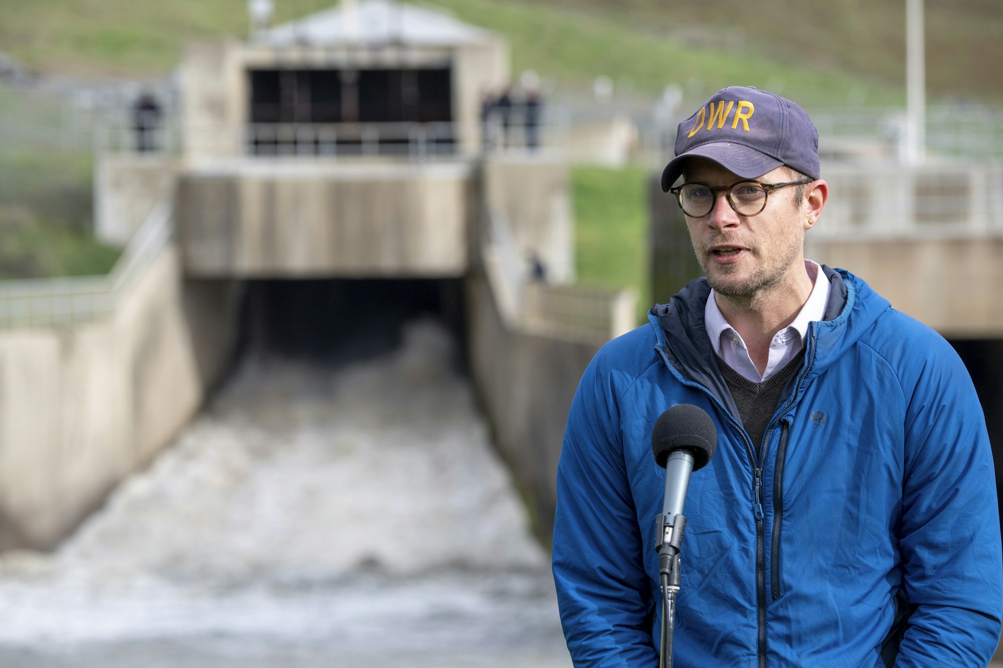 Coyote Valley Dam flood release, Jan 16, 2023, Kris Tjernell (Dept of Water Resources) by Kenneth James, DWR.