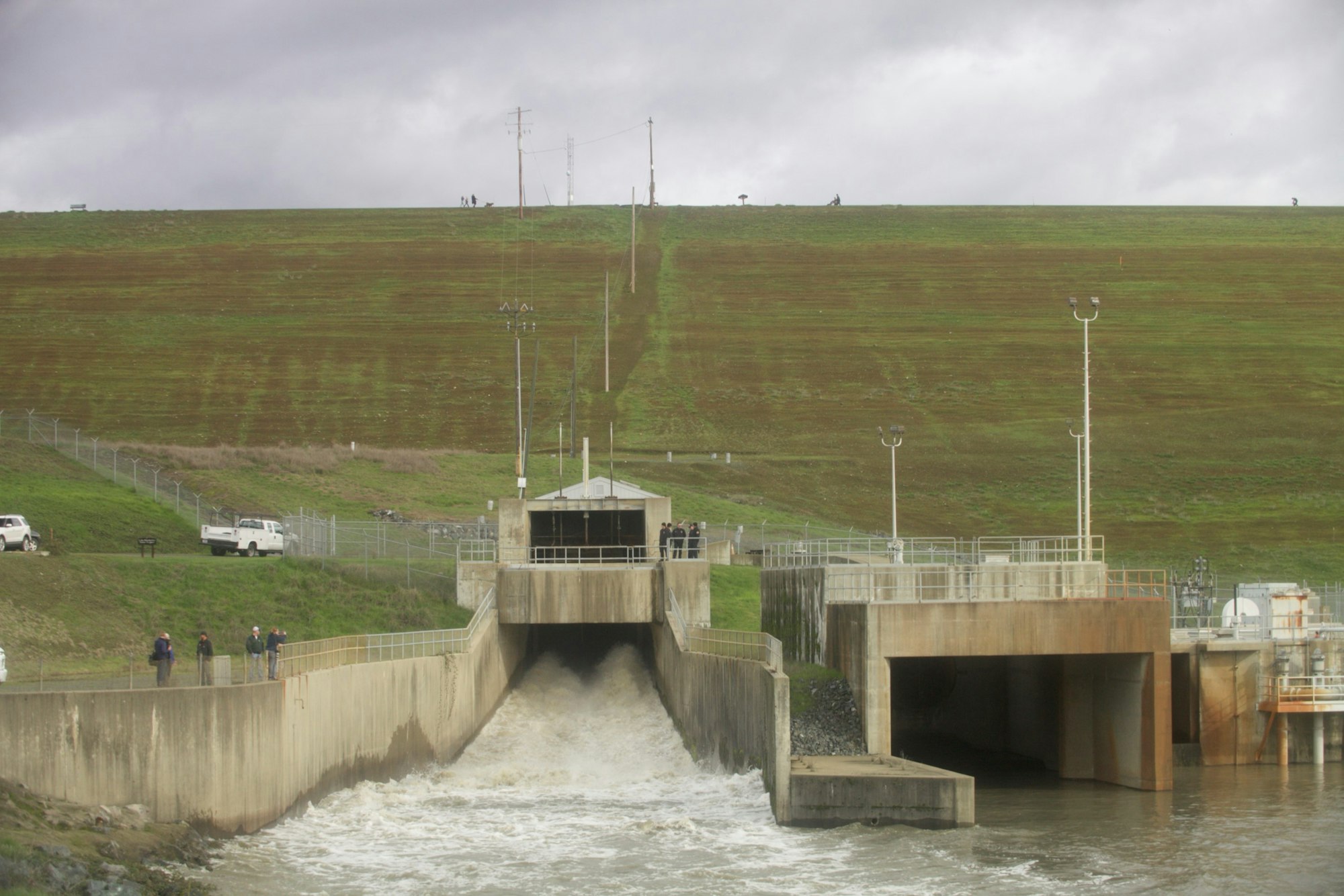 Coyote Valley Dam flood release, Jan 16, 2023, by CJ Watt