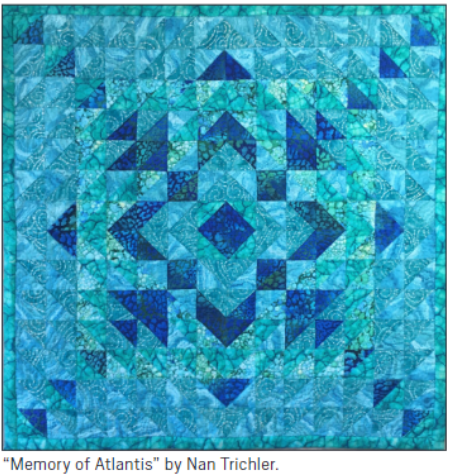 May contain: quilt