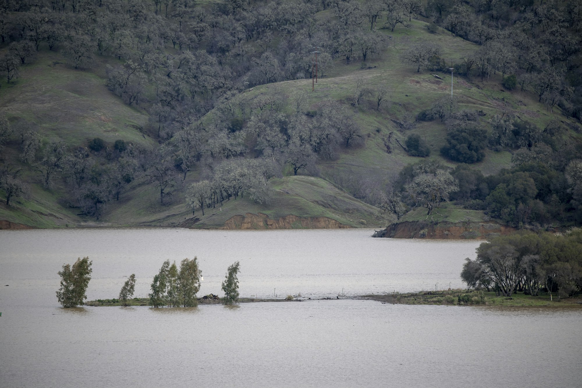 Lake Mendocino on Jan 16, 2023, by Kenneth James, DWR