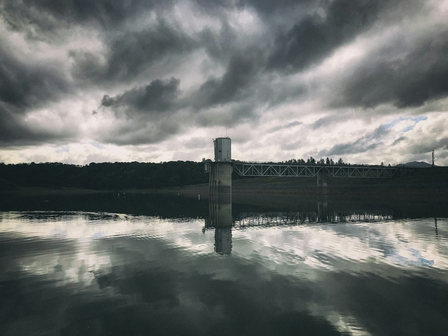 January 26, 2021 drought impacted Lake Mendocino by Bobby Cochran Photography