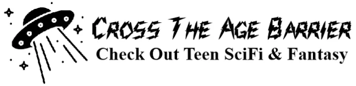 The image features a banner promoting teen sci-fi and fantasy, with a graphic of a UFO and stars.