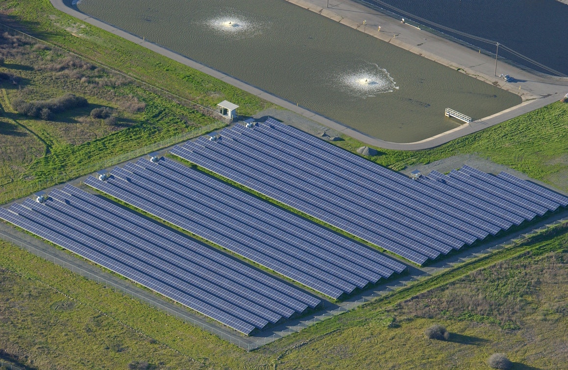 Solar panels, solar field