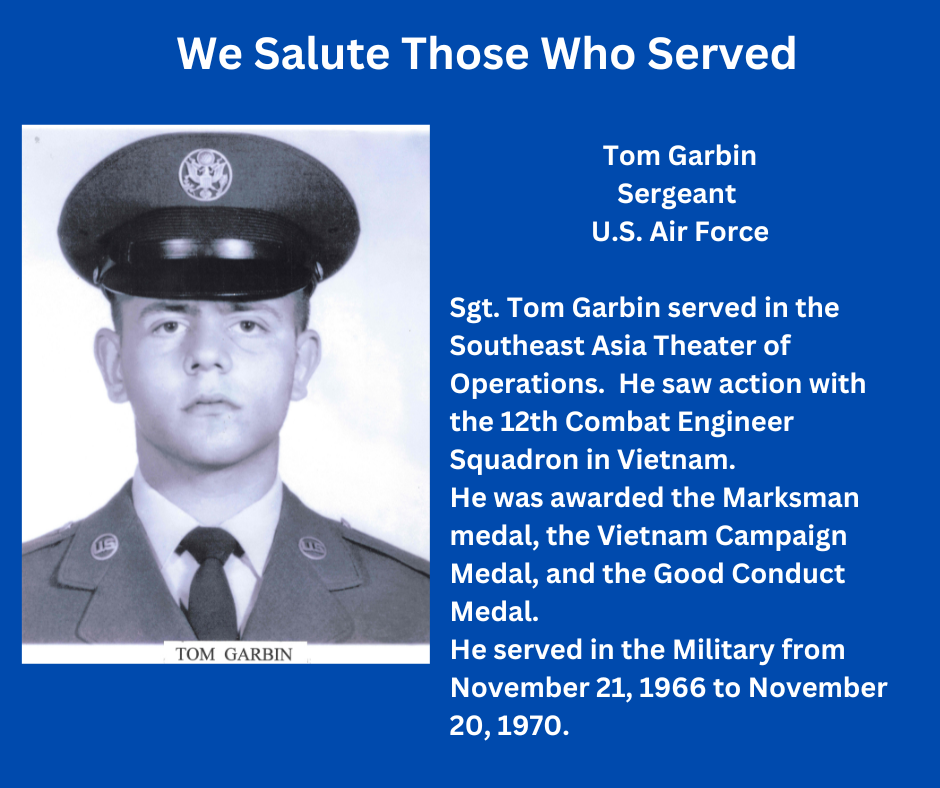 Tribute to a U.S. Air Force Sergeant, veteran of the Vietnam War, awarded for service and marksmanship.