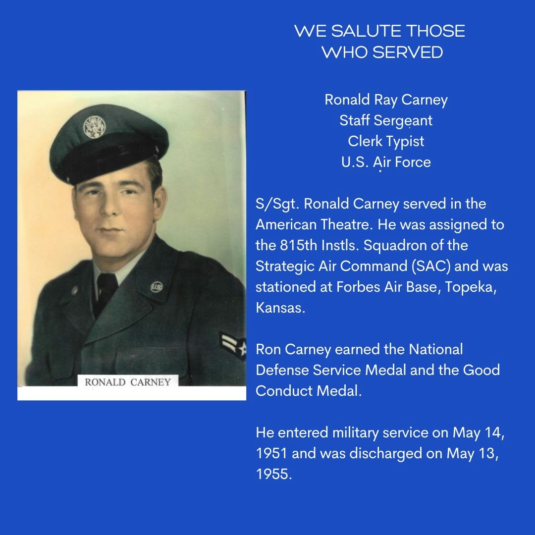 A tribute to a U.S. Air Force Staff Sergeant, including service details and photo.