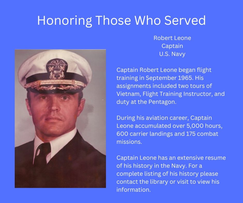 Tribute to a U.S. Navy Captain with details of his service and career accomplishments.