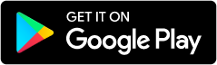 "Get it on Google Play" badge with a triangular play icon on a black background.