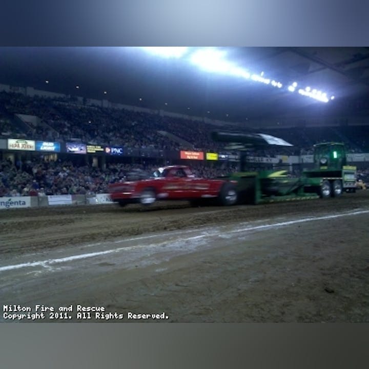 Photo of a truck at an event