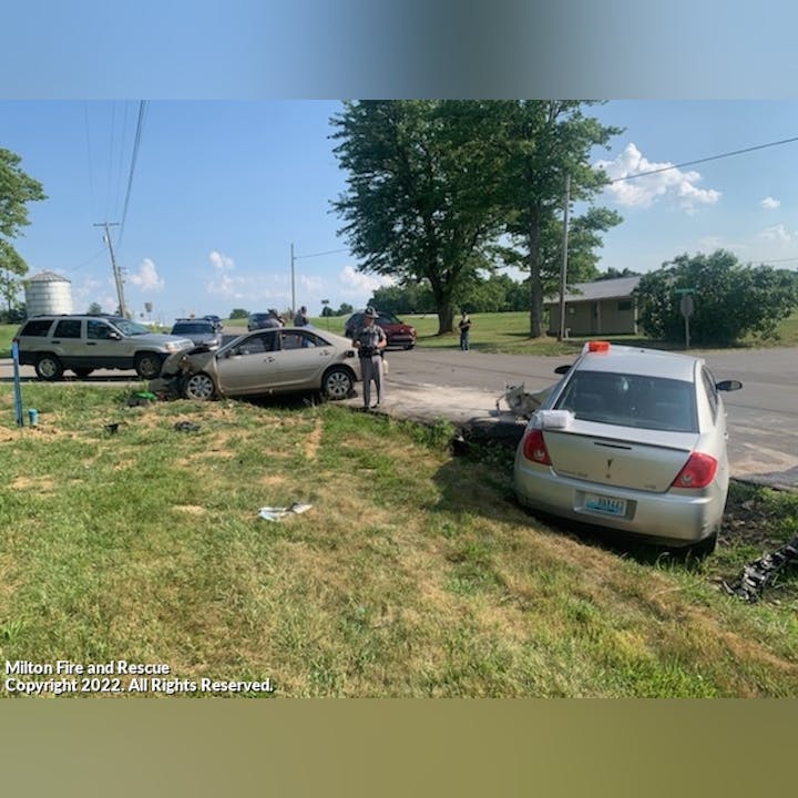 Photo of a numerous car accident