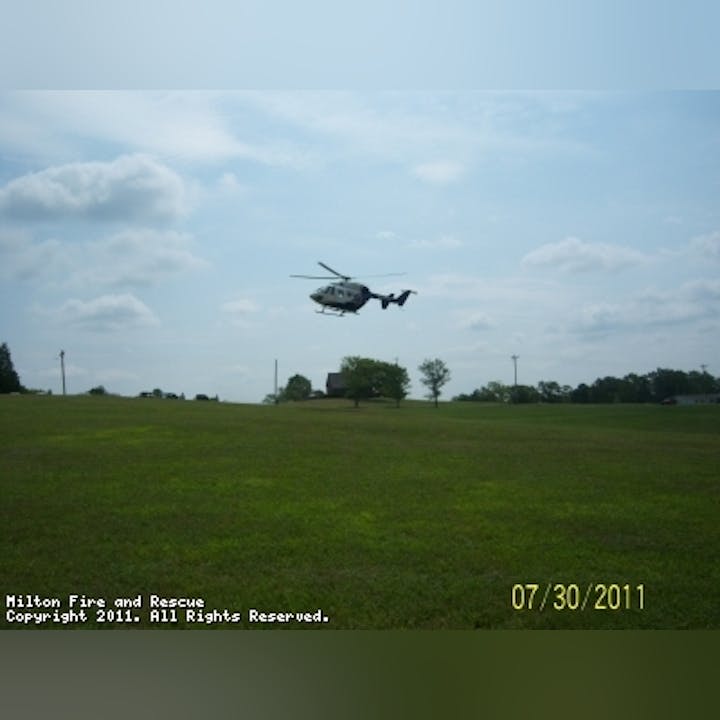 Photo of a helicopter