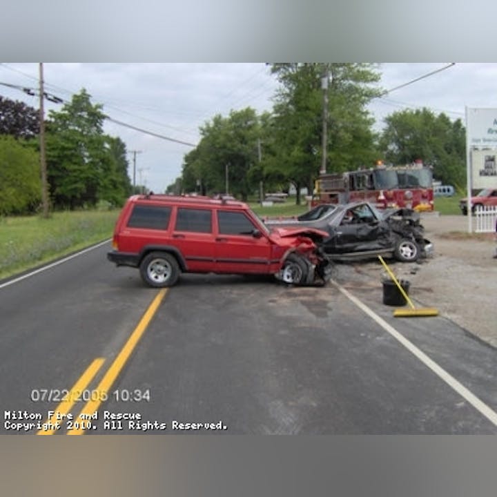 Photo of cars after an accident