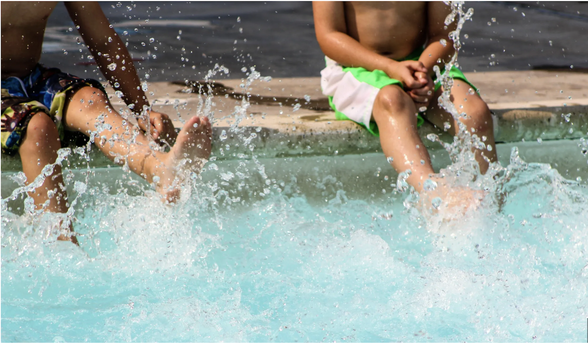 May contain: water, water park, amusement park, person, and human
