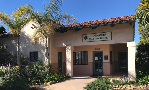 Photo of the Carpinteria Cemetery District Office