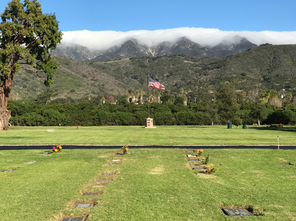 Photo of a cemetery