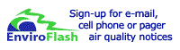 Air monitoring logo for EnviroFlash