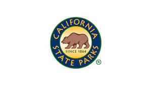 The image features the logo of California State Parks, showcasing a bear and the text "California State Parks Since 1864."