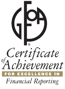 It's a logo for the Certificate of Achievement for Excellence in Financial Reporting.