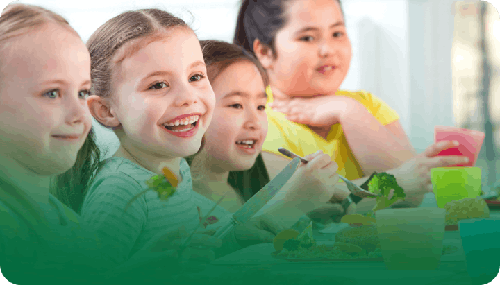 May contain: cutlery, fork, person, face, happy, head, smile, people, eating, and food