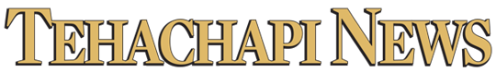 "Tehachapi News" logo in gold and black text.