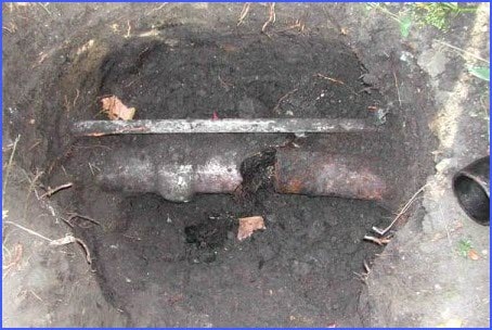 broken sewer lateral