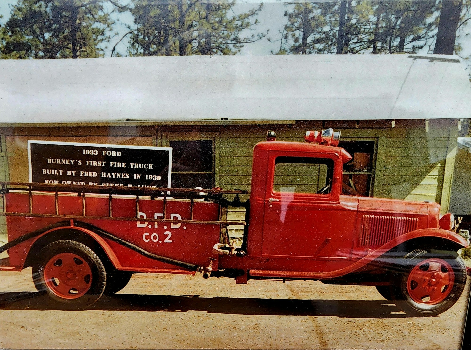 Burney's First Fire Truck