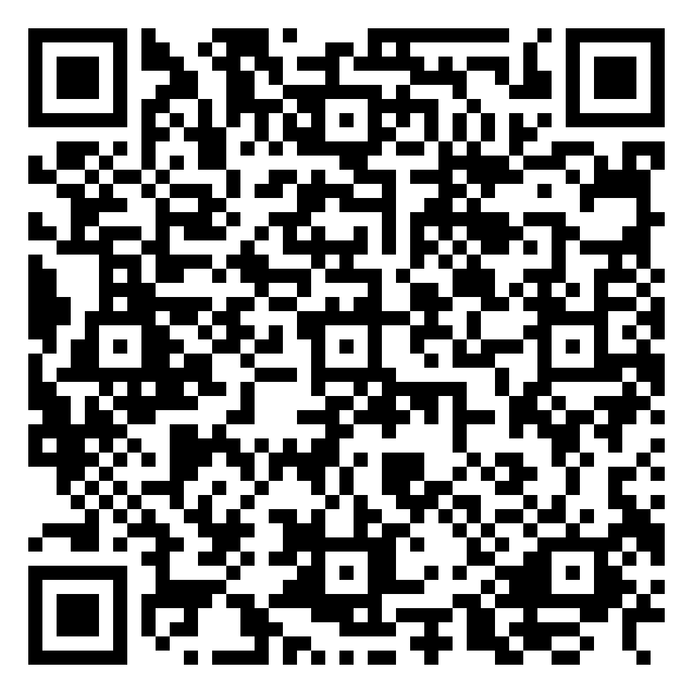 This image is a QR code, which can be scanned to link to a specific URL or information.