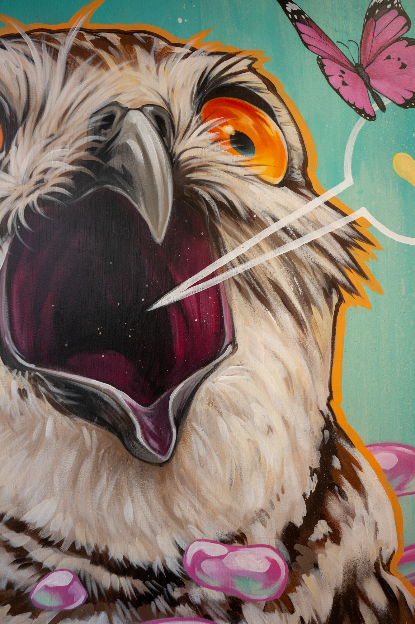 May contain: art, painting, animal, and bird