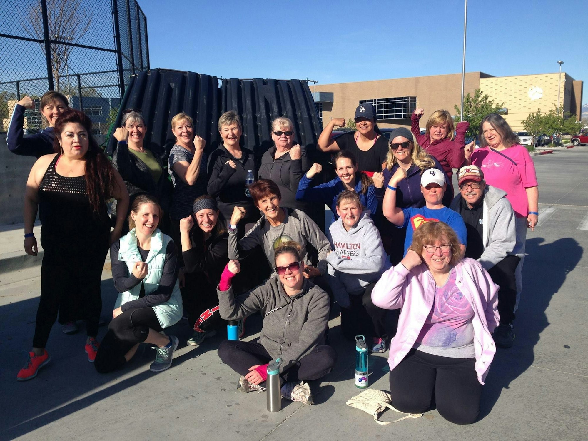 Healthy in the heights group challenge and participants