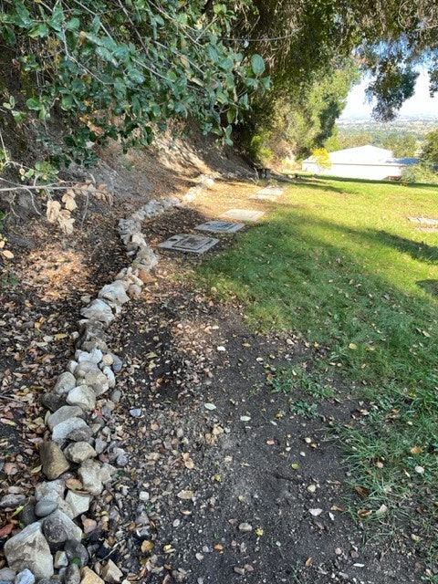 May contain: path, soil, plant, vegetation, nature, outdoors, trail, rock, road, grass, wilderness, land, tree, woodland, rubble, backyard, yard, and scenery