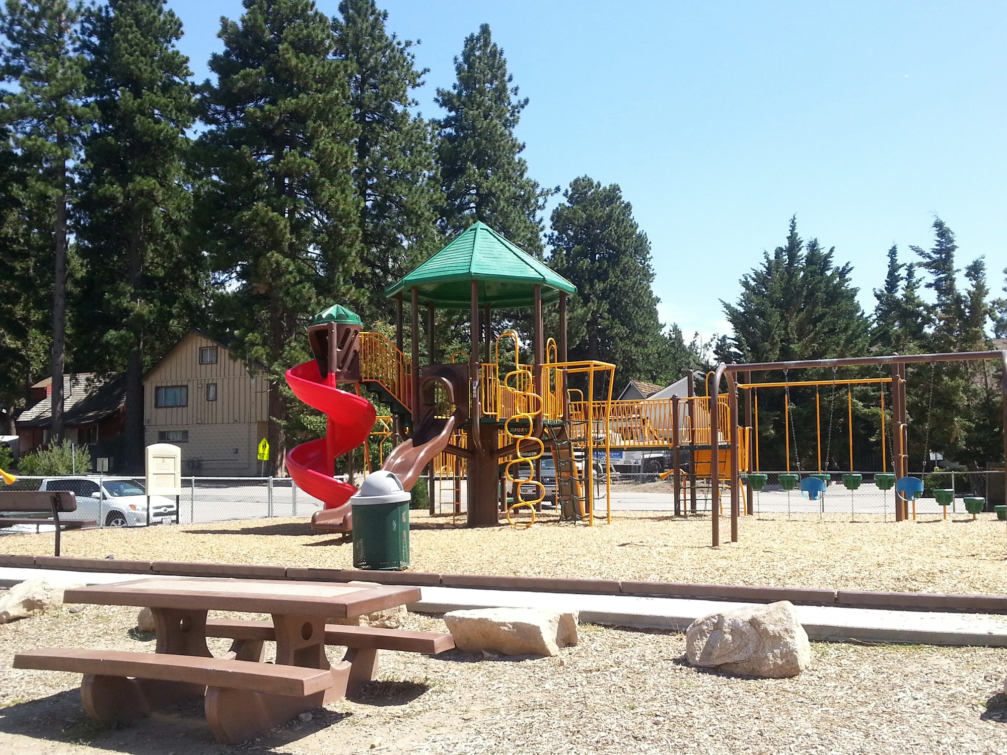 May contain: play area and playground