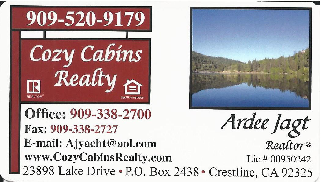 Ardee Jagt, Realtor Cozy Cabins Realty