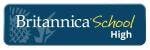 A logo of "Britannica School High."