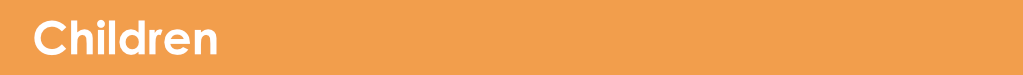 Text "Children" on an orange background.