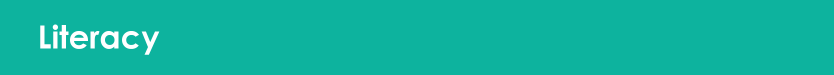 The word "Literacy" on a teal background.
