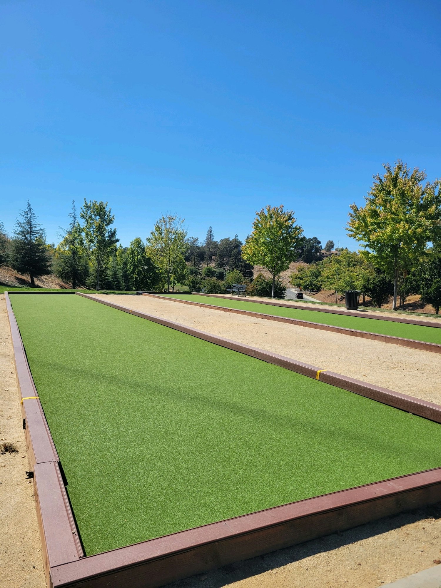 Bocce ball courts