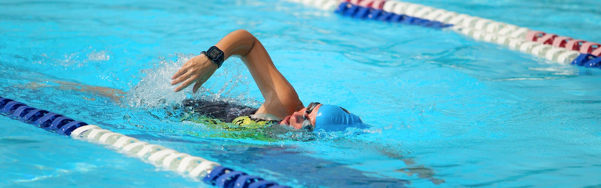 May contain: swimming, water, person, sport, human, and sports