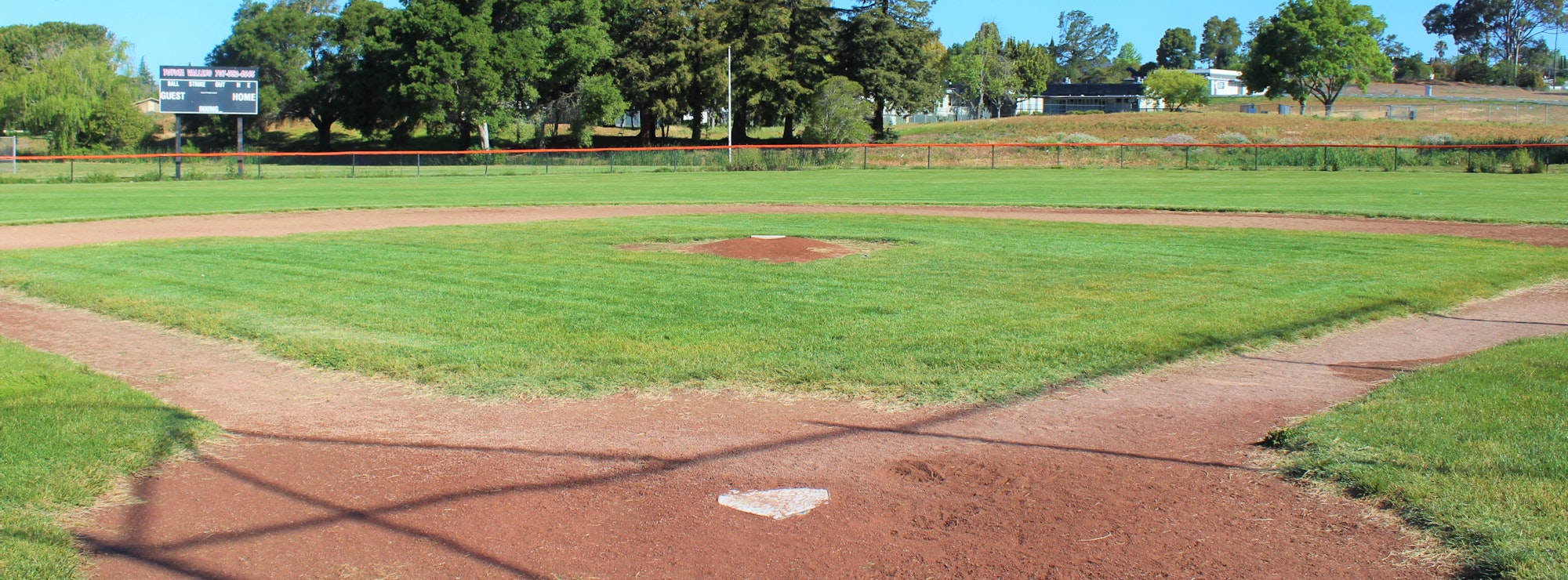 May contain: building, sport, sports, arena, team sport, team, baseball field, baseball, and softball