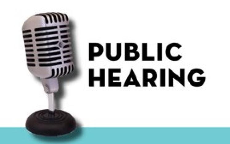 public hearing notice banner