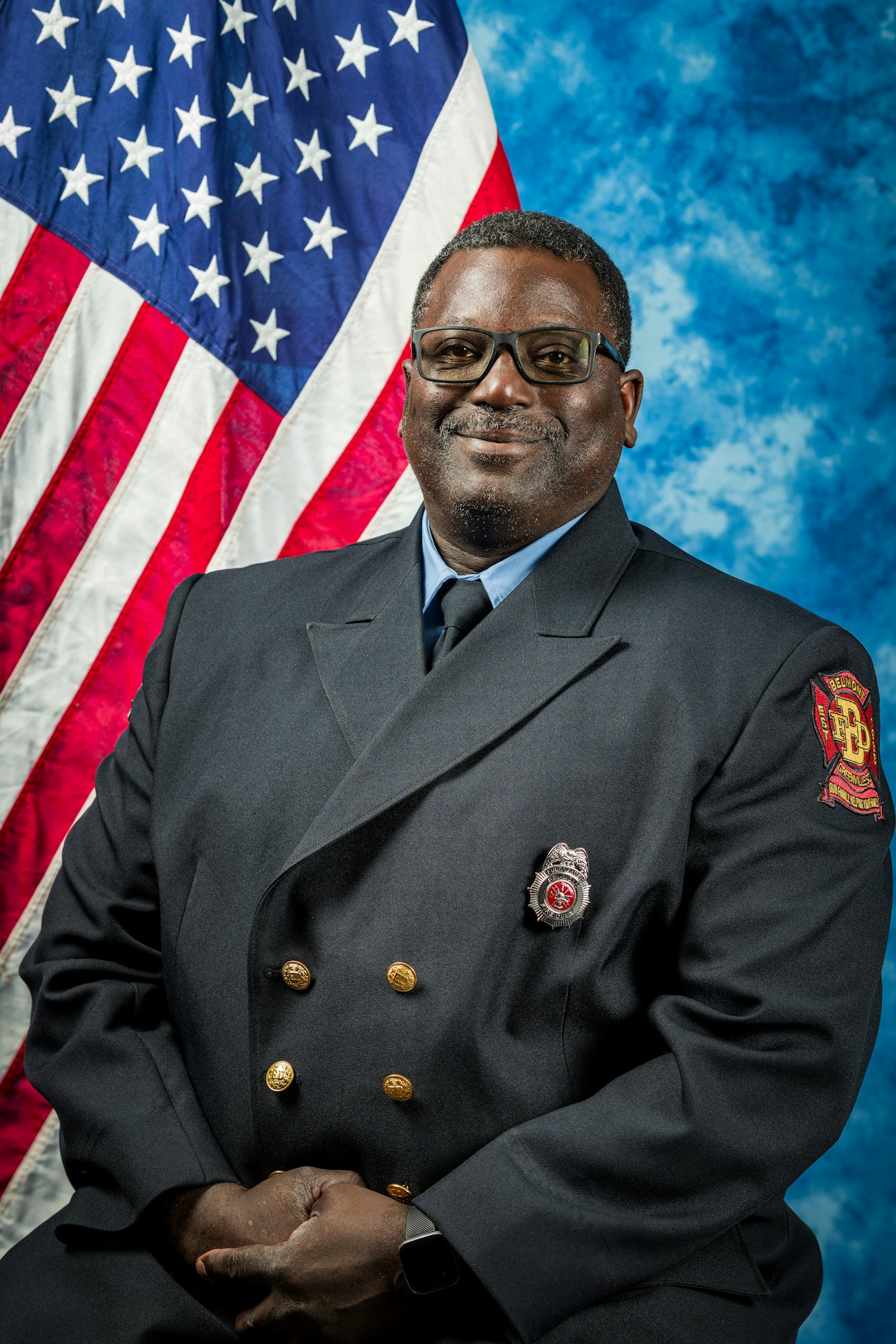 FF Dale Arnold 2024 Photo with US Flag