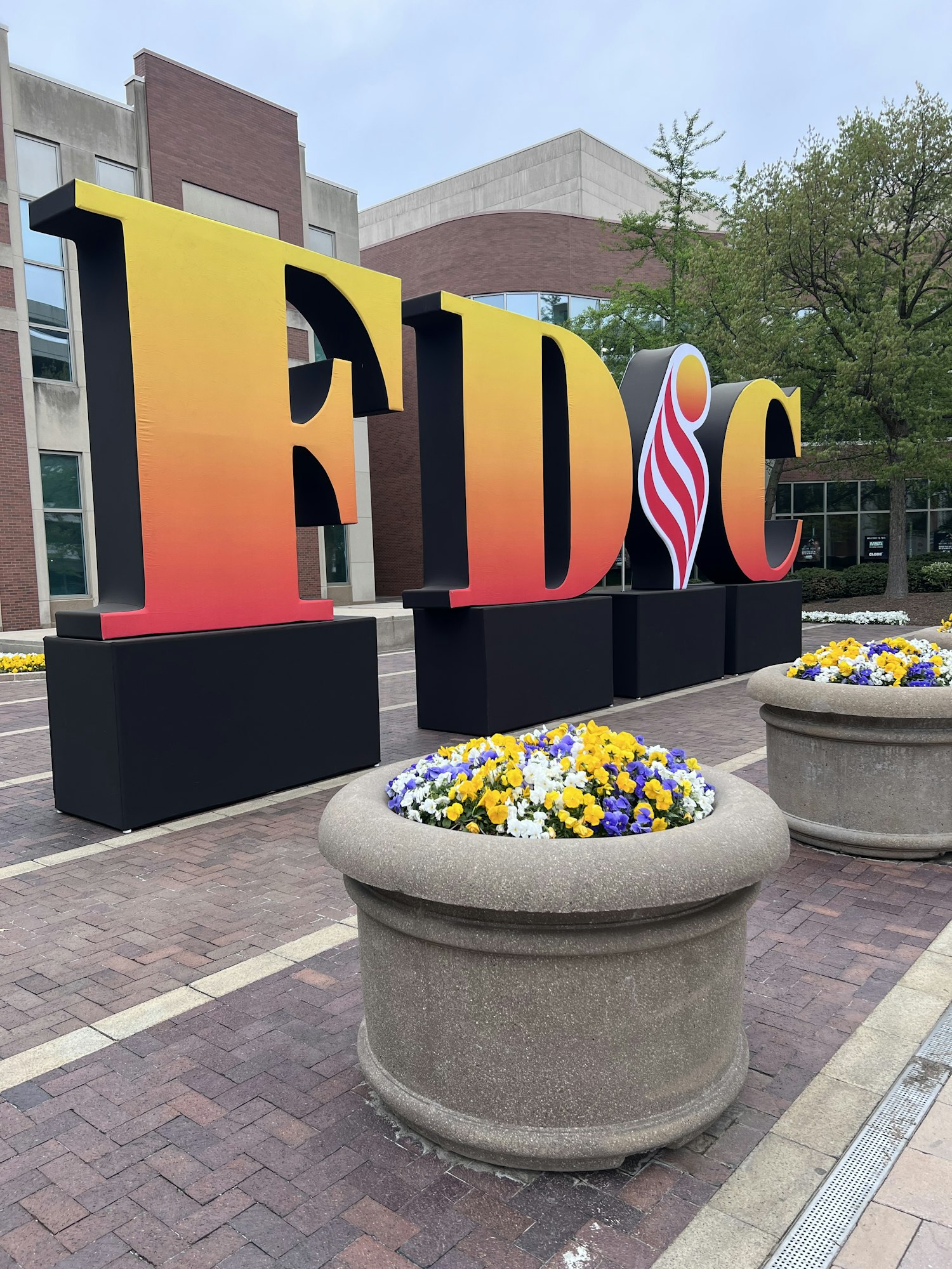 May contain: plant, potted plant, jar, planter, pottery, vase, city, and urban