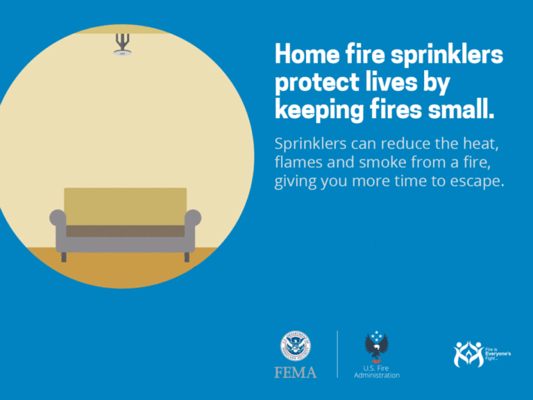 Home Fire Sprinklers keep fires small