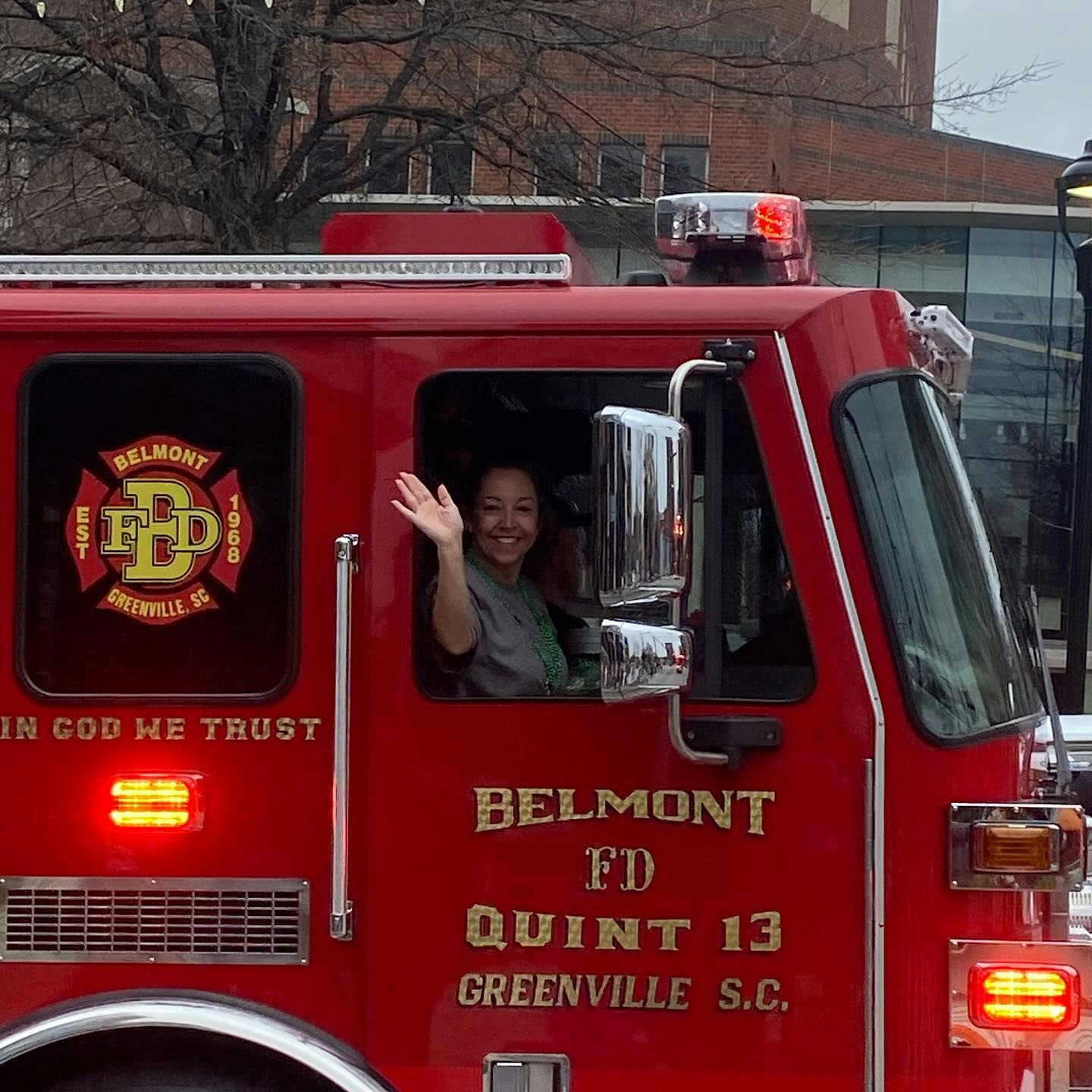 Liz Semen's riding in Quint 13