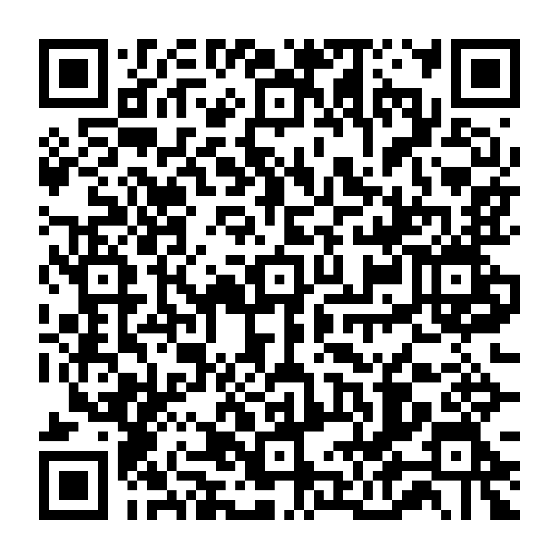 The image is a QR code, which can be scanned to access a specific link or information.
