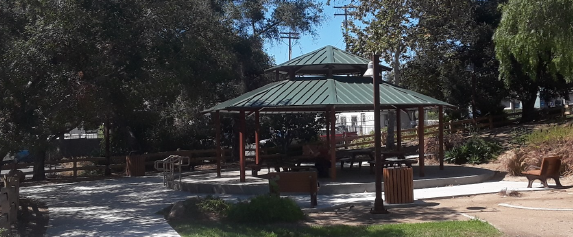 May contain: gazebo