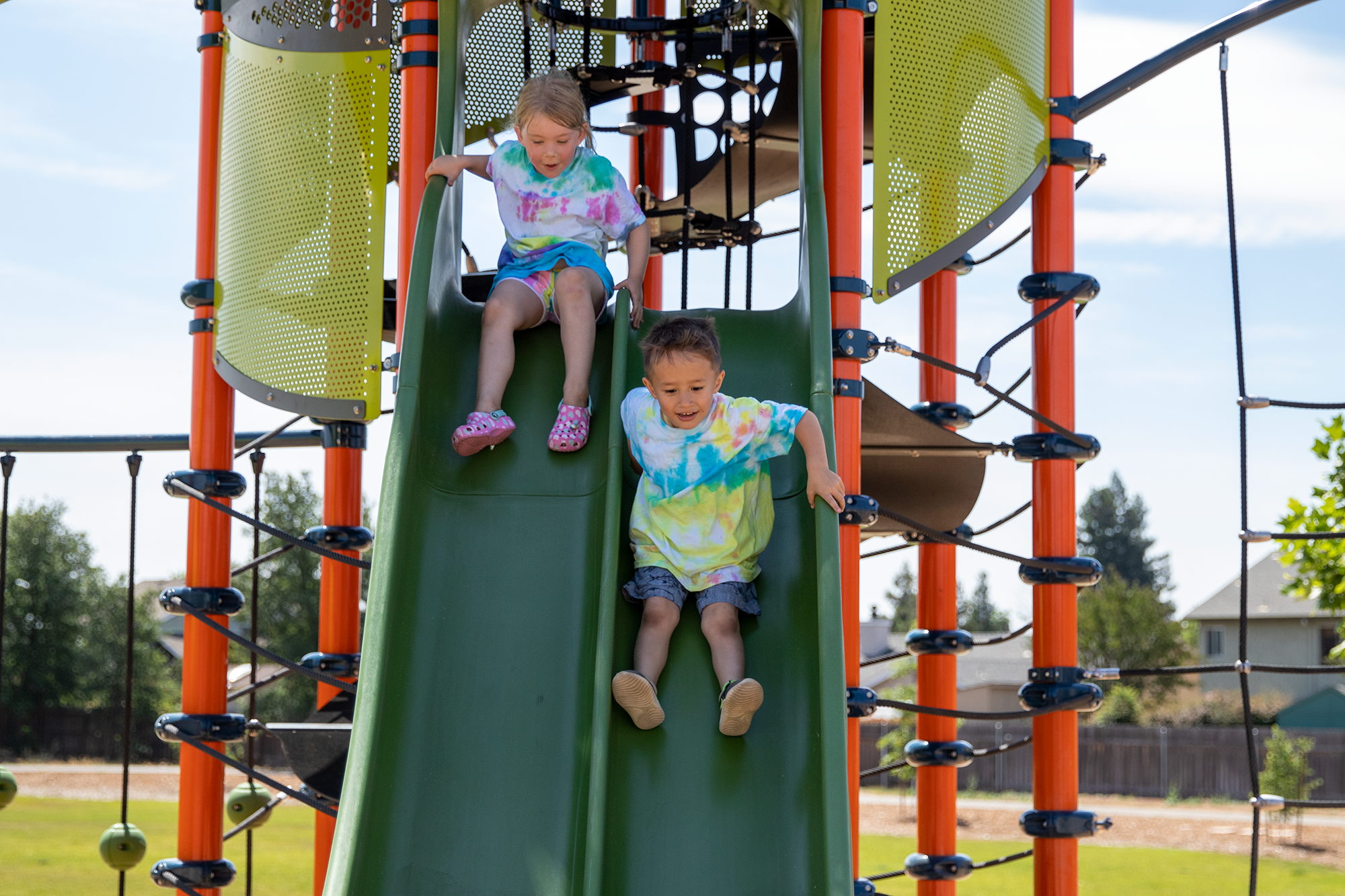 May contain: play area, playground, person, and human