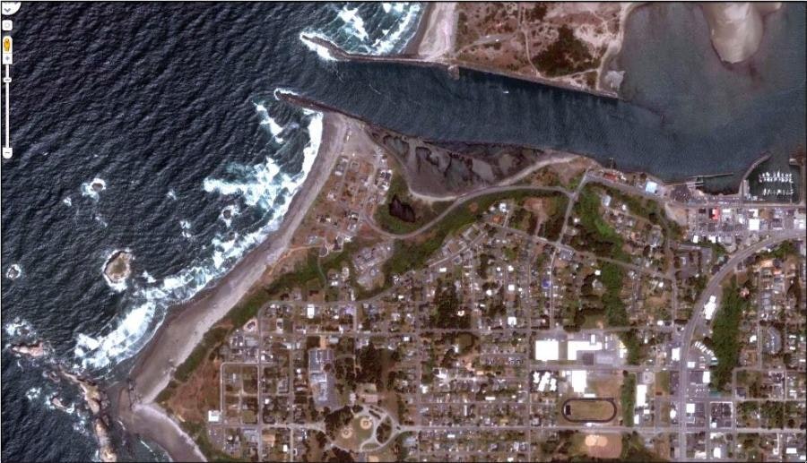 May contain: nature, outdoors, sea, water, coast, shoreline, waterfront, land, and aerial view