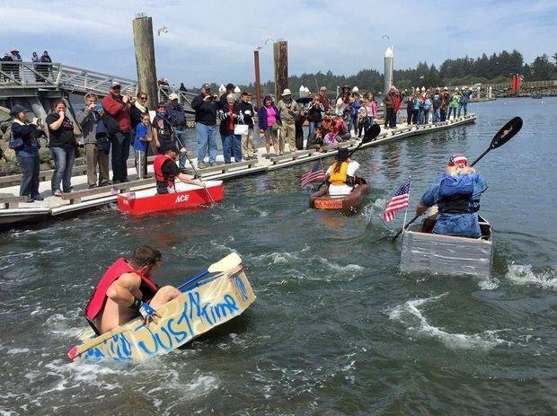 May contain: water, boat, canoe, canoeing, leisure activities, person, rowboat, sport, transportation, vehicle, water sports, accessories, bag, and handbag